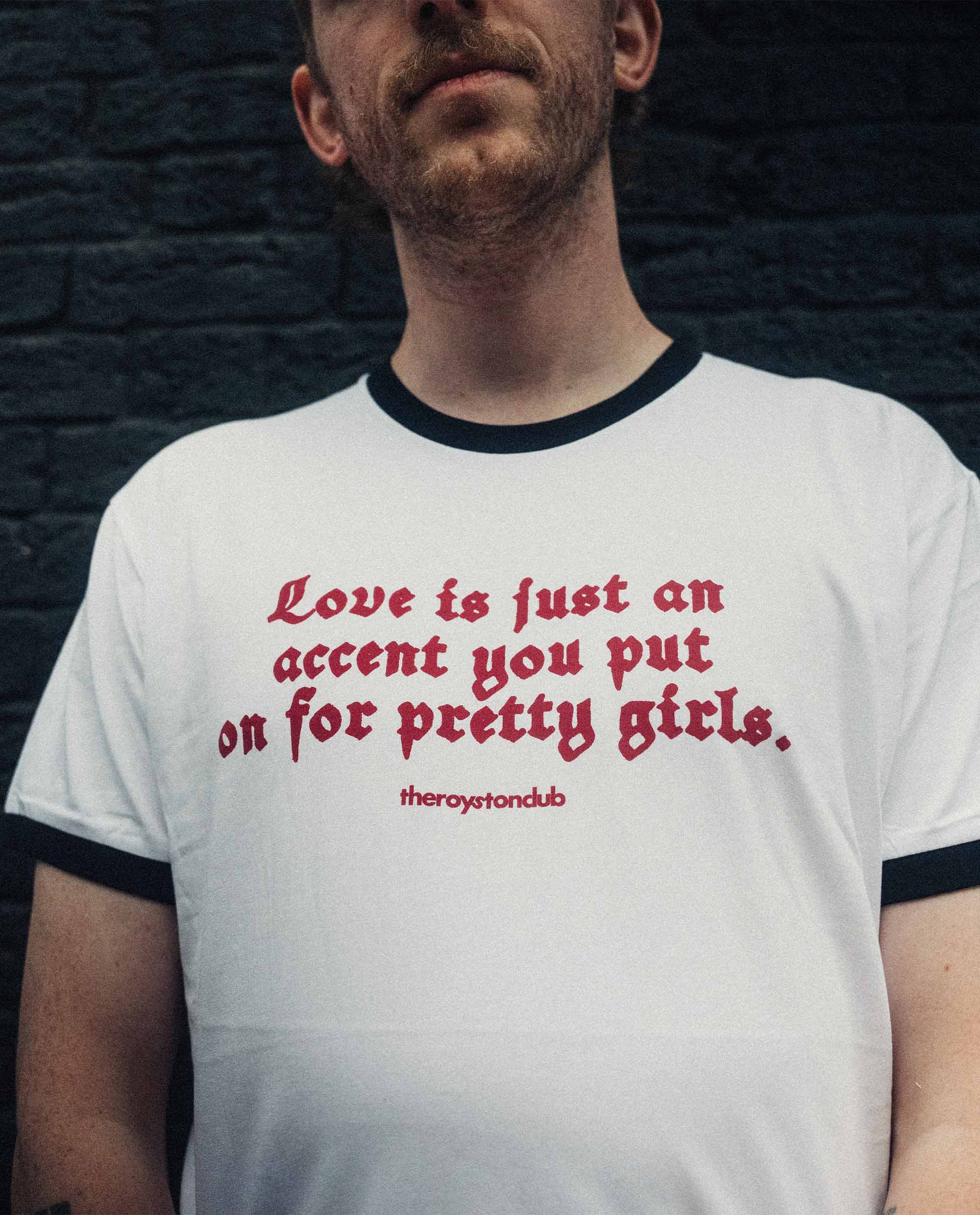 Love Ringer Tee - White/Black