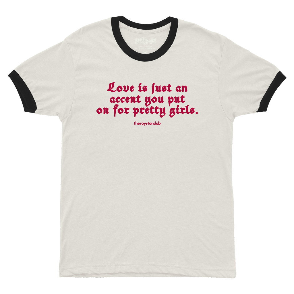 Love Ringer Tee - White/Black