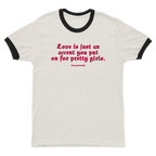 Love Ringer Tee - White/Black