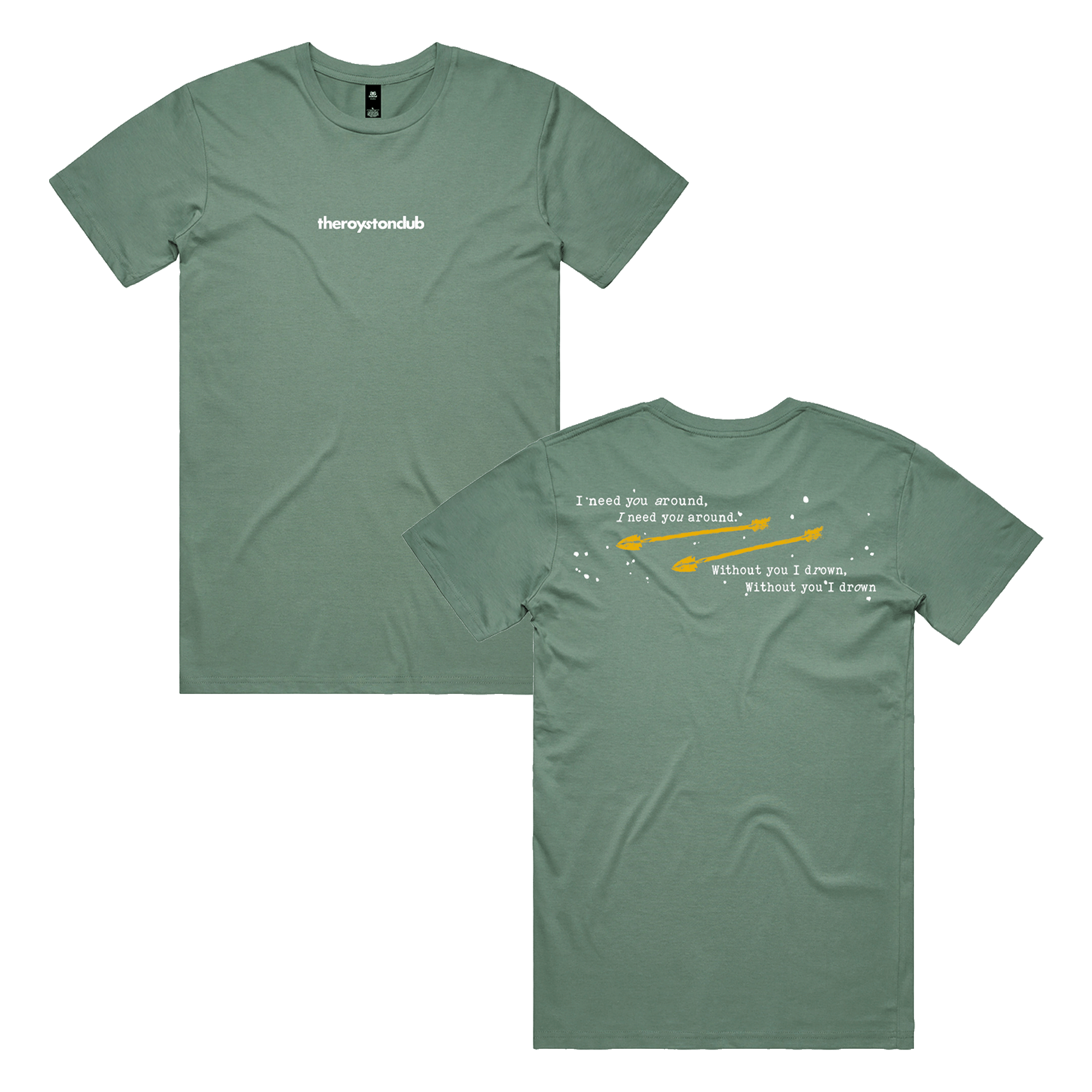 Patch Tee - Sage